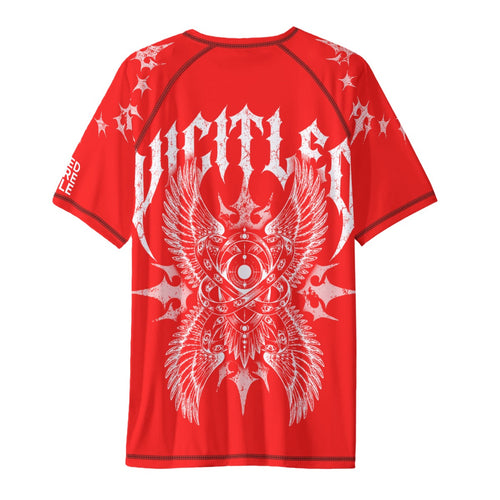 Faith Over Fear / Red Rash Guard