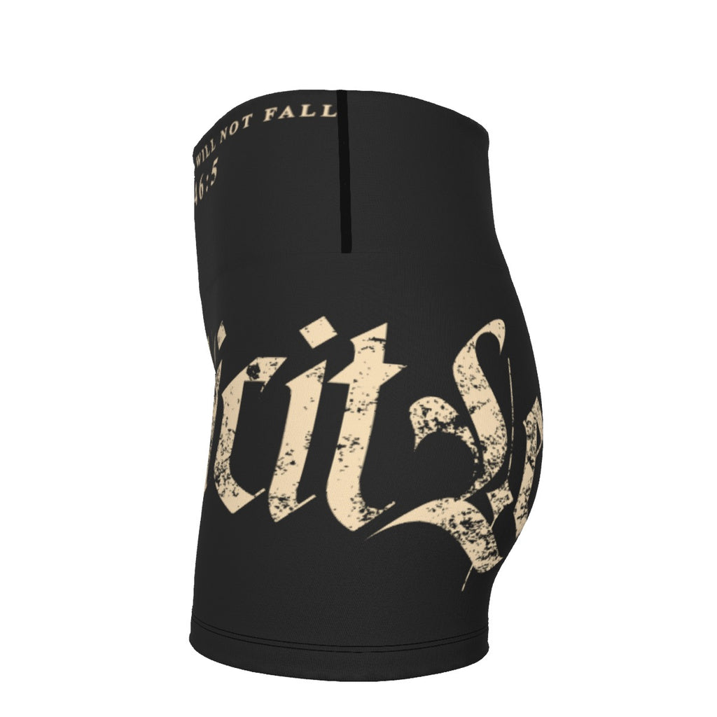 SHE WILL NOT FALL combat shorts
