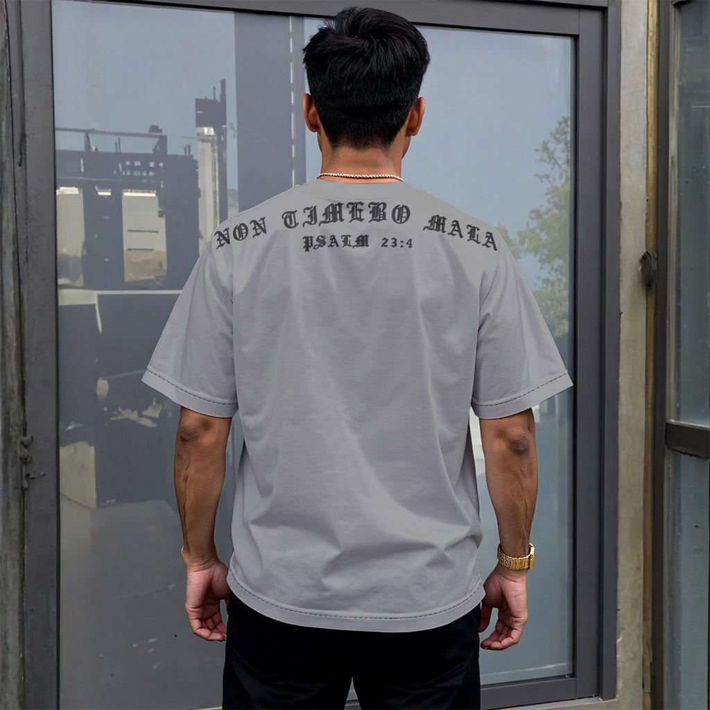 NON TIEMBO MALA PSALM 23:4 drop shoulder Tee