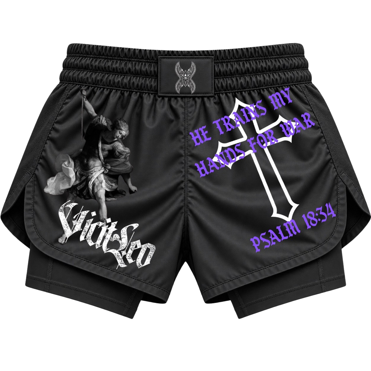 The Wrath Of the Archangel split seam shorts PRE ORDER