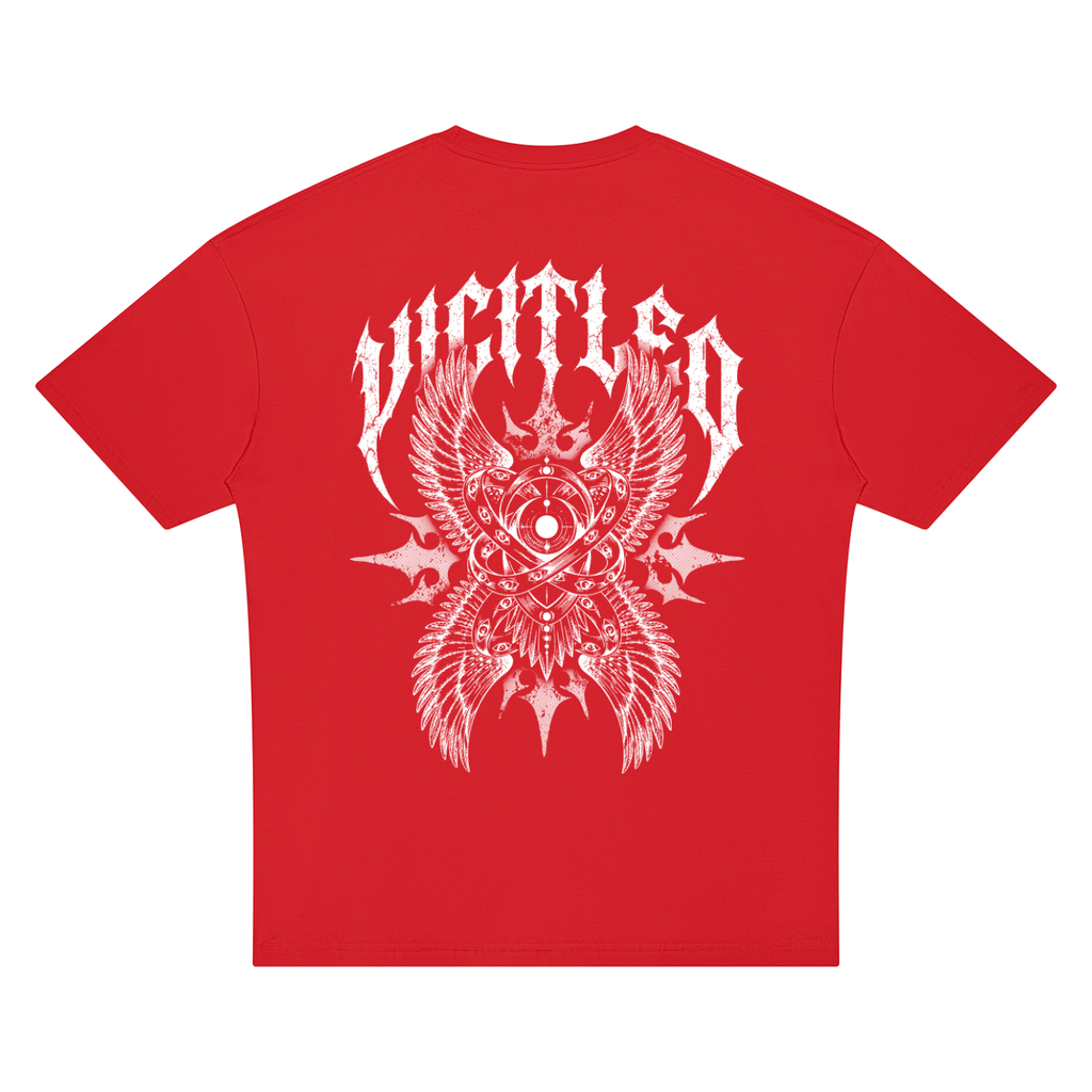 Faith over Fear oversized Red T