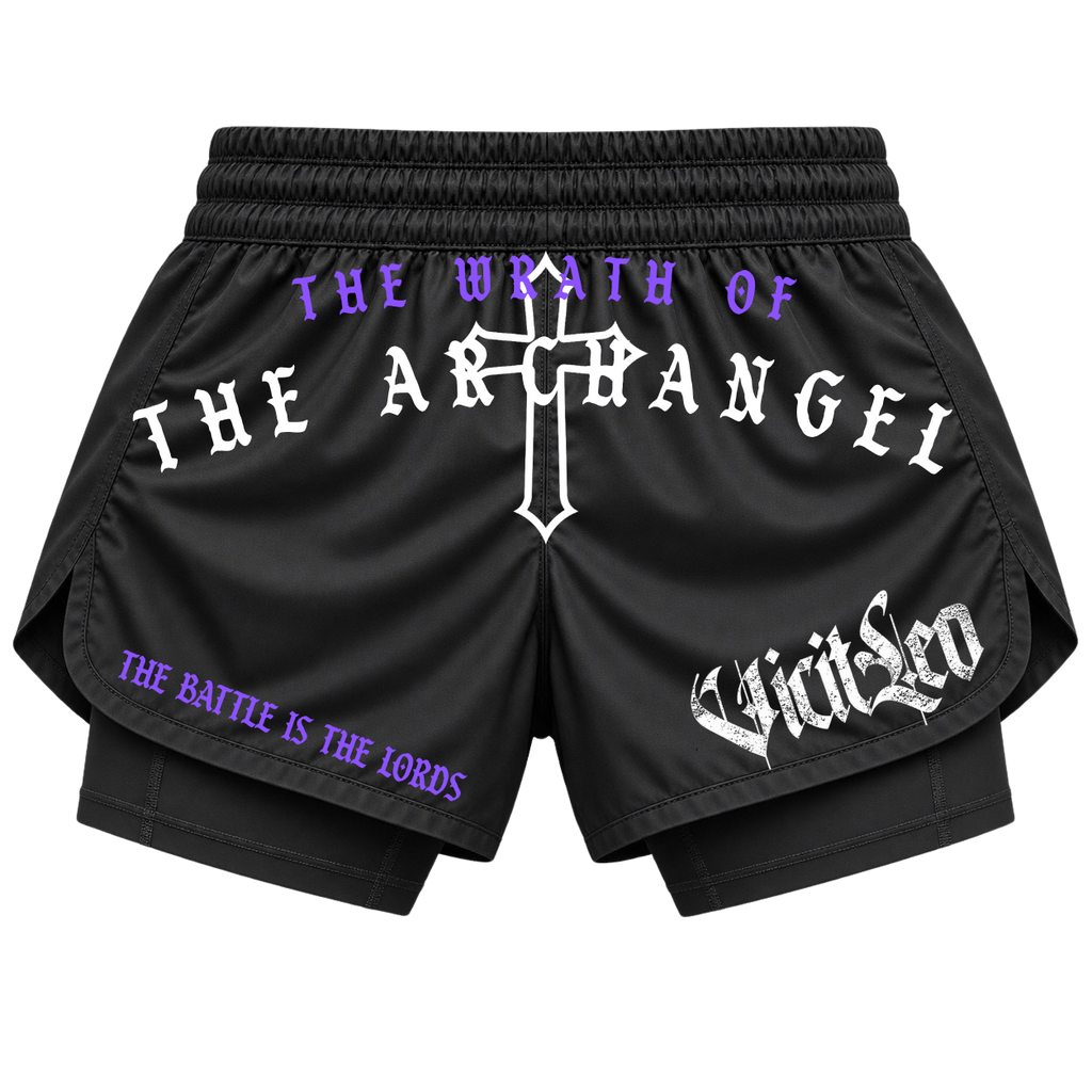 The Wrath Of the Archangel split seam shorts PRE ORDER