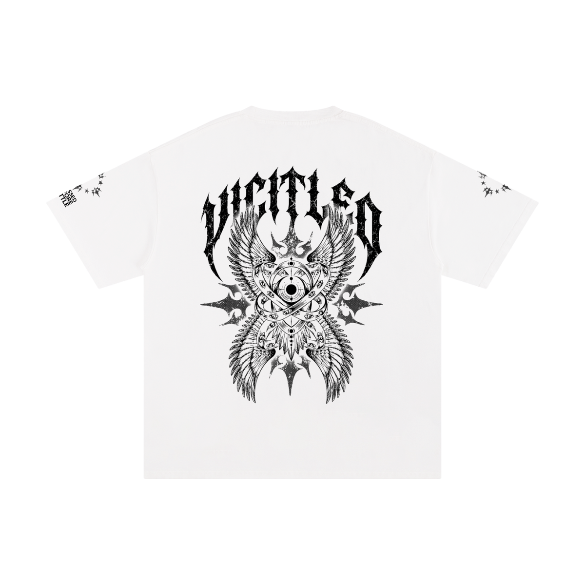 Faith over Fear oversized white T